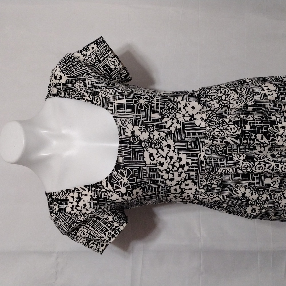 NWT Maeve Catalina Black Floral Tiered Maxi Dress Small Elegant Chic MSRP $138 - Picture 5 of 17